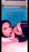 Girls and and their pool noodle