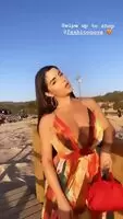 Festive dress, huge tits