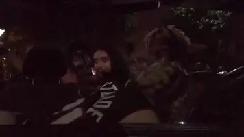 Two White Girls in a Car in Miami
