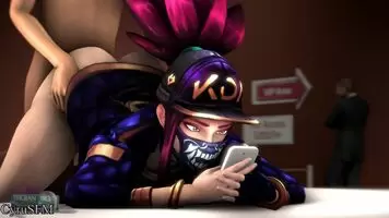 K/DA Akali Fan service