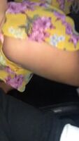 Drunk sexy blonde shows erotic show in a taxi!