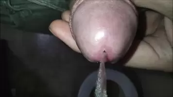 Closeups of my pissing dick head