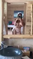In lingerie
