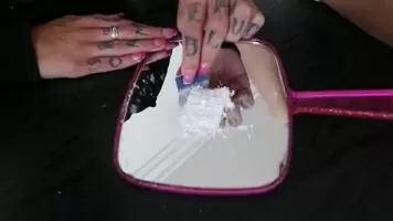 High as fuck, reckless, dressing slutty, and fucking strangers