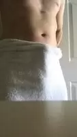 Post-shower whip it out fail
