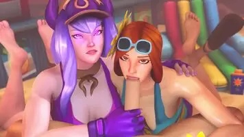 Pool Party Syndra Leona