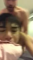 Asian boy proudly films himself being fucked in the ass by a sexy White guy
