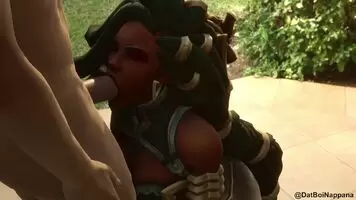 Imani sucking dick