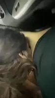 Making stranger cum fast while hubby fucks me in backseat