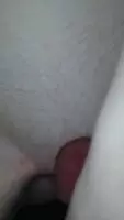 Teasing her keen pussy withmy hard cock - colour corrected