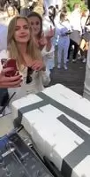 I think the DJ rocked her tits off