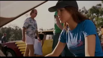 18 year old Lindsay Lohan taking a full load on her perfect nubile breasts in Herbie: Fully Loaded