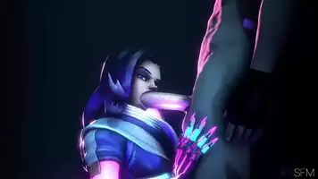 Sombra Deep-Throating