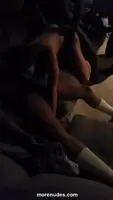 GANGBANG ON THIS WHITE GIRL WITH 5 DUDES