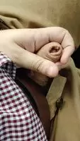 Rubbing my dick while driving