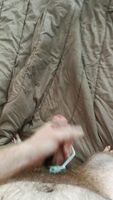 11 amazing powerful shots of cum flying over my bedding