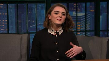 Maisie Williams - Late Night with Seth Meyers