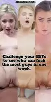 Slut Challenge with your BFFs