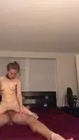 Just simply collared and riding like a good little sub is made or