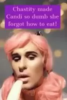 Look at this pathetic faggot. So desperate to have anything filling that slutty throat.