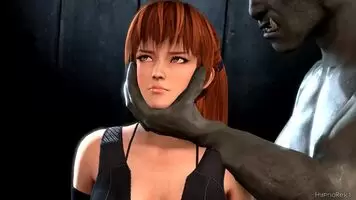 Kasumi Having Fun With An Orc
