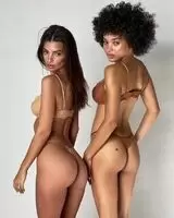 Emily Ratajkowski and friend