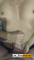 Huge Load on tits by Les_Gourmands