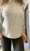 I usually don’t wear a bra to hide them better