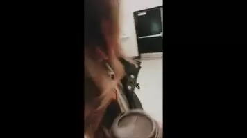Vid cock and cum on this milfs Oh face.