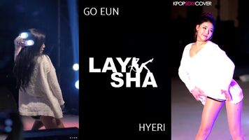 GoEun+Hyeri stripping in sync