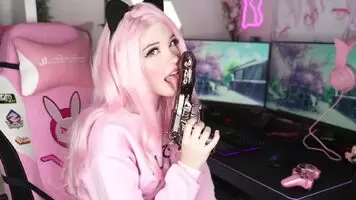 Belle Delphine Licking Skills
