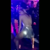 In the club
