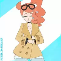 Sonia showing off the goods
