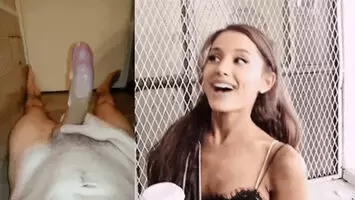 Ariana Grande cum tribute.