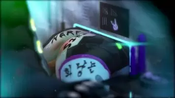 D.Va stuck in wall for public use