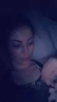 Goodnight titties in bed.