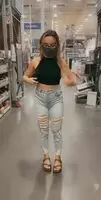 Flashing my boobs in Lowe’s! 😜