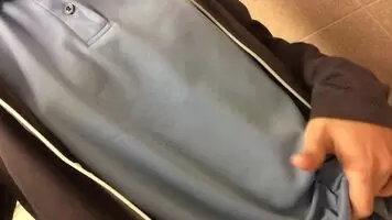 Braless boobs at work