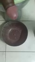A drooling cockhead