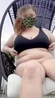 outside