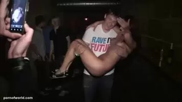 Naked rave girl