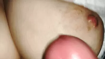 Unloading On Big Round Tits