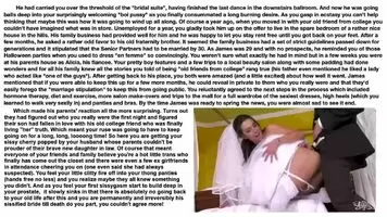 Here Comes the Bride - original longer version of my caption The Ruse