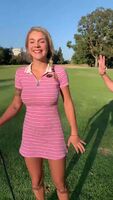 Flashing pussy at the golf course
