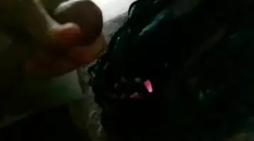 Cumming into my GFs panties...one massive load! 💦