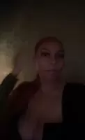 About to spill out of that dress