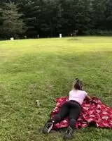 out on the range