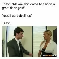 What a waste of good cloth.
