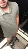 Yesterday I saw my boss heading to the bathroom. Without him knowing, I discreetly followed him and went into the stall to his left.