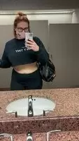 Titty drop while people were in the stalls